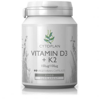 Vitaminas D3 + K2. Maisto papildas. 60kaps.