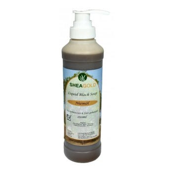 Skystas juodasis muilas su nimbamedžio aliejumi 240ml