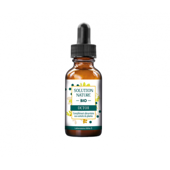Geriamieji lašai su augaliniais ekstraktais "Detox", 30ml