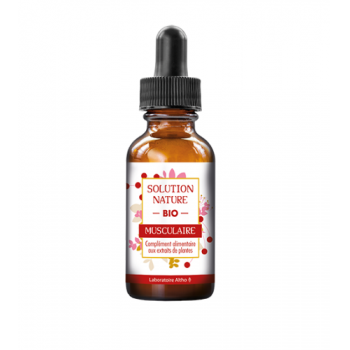 Geriamieji lašai iš augalinių ekstraktų "Musculaire", 30ml