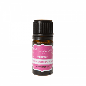 Eterinių aliejų mišinys "Virus stop, 5ml, Biocos