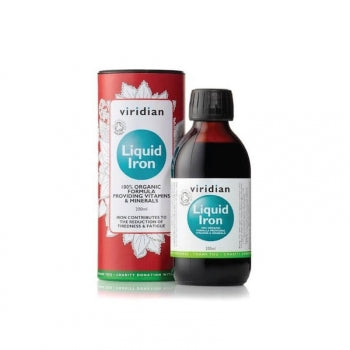 Maisto papildas Organic Liquid Iron, Viridian, 200ml