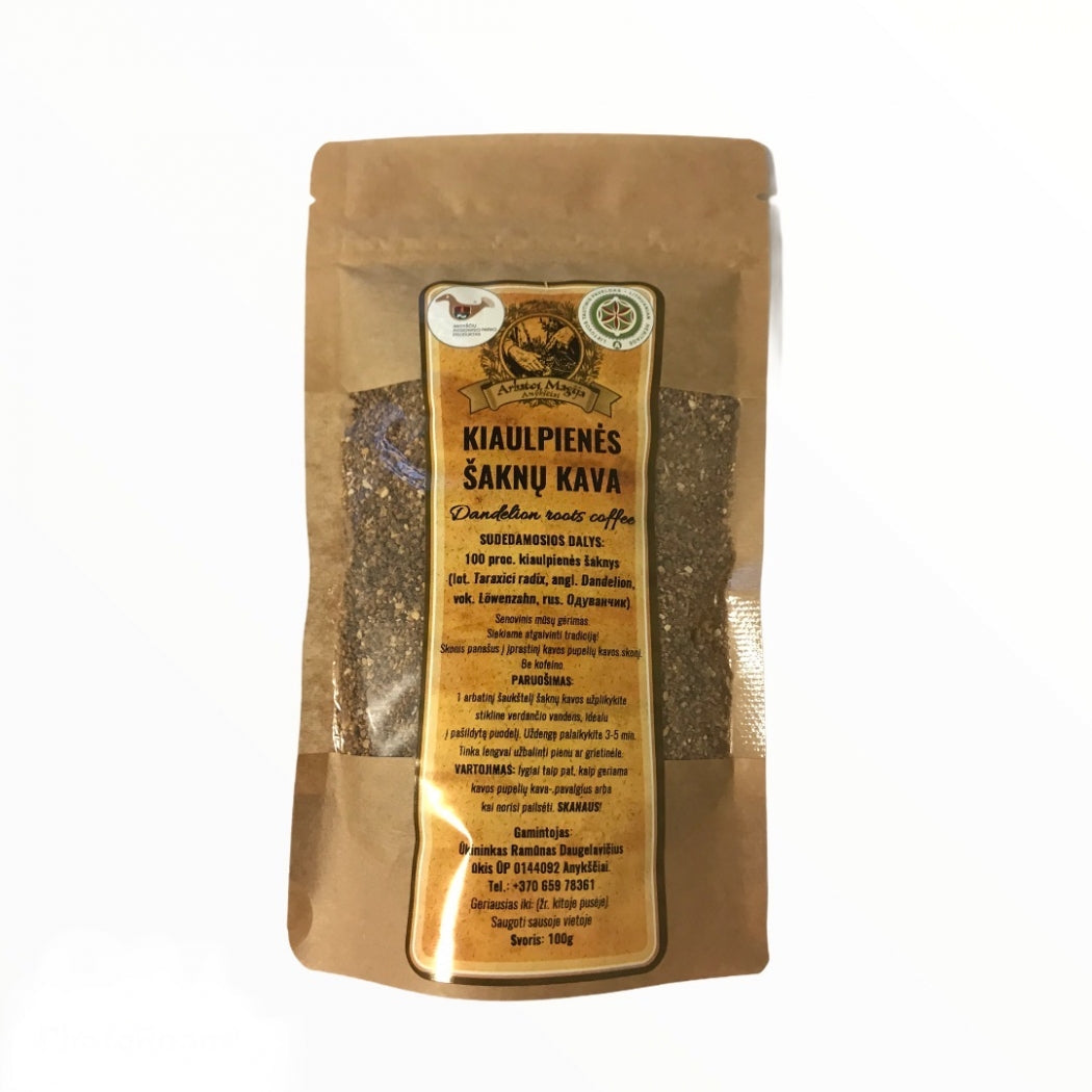 Kiaulpienės šaknų kava "Arbatos magija" 100g