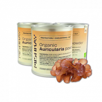 Ausiagrybio (Auricularia) milteliai, 100g