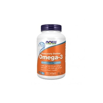 Maisto papildas Omega- 3 1000mg, NOW, N200