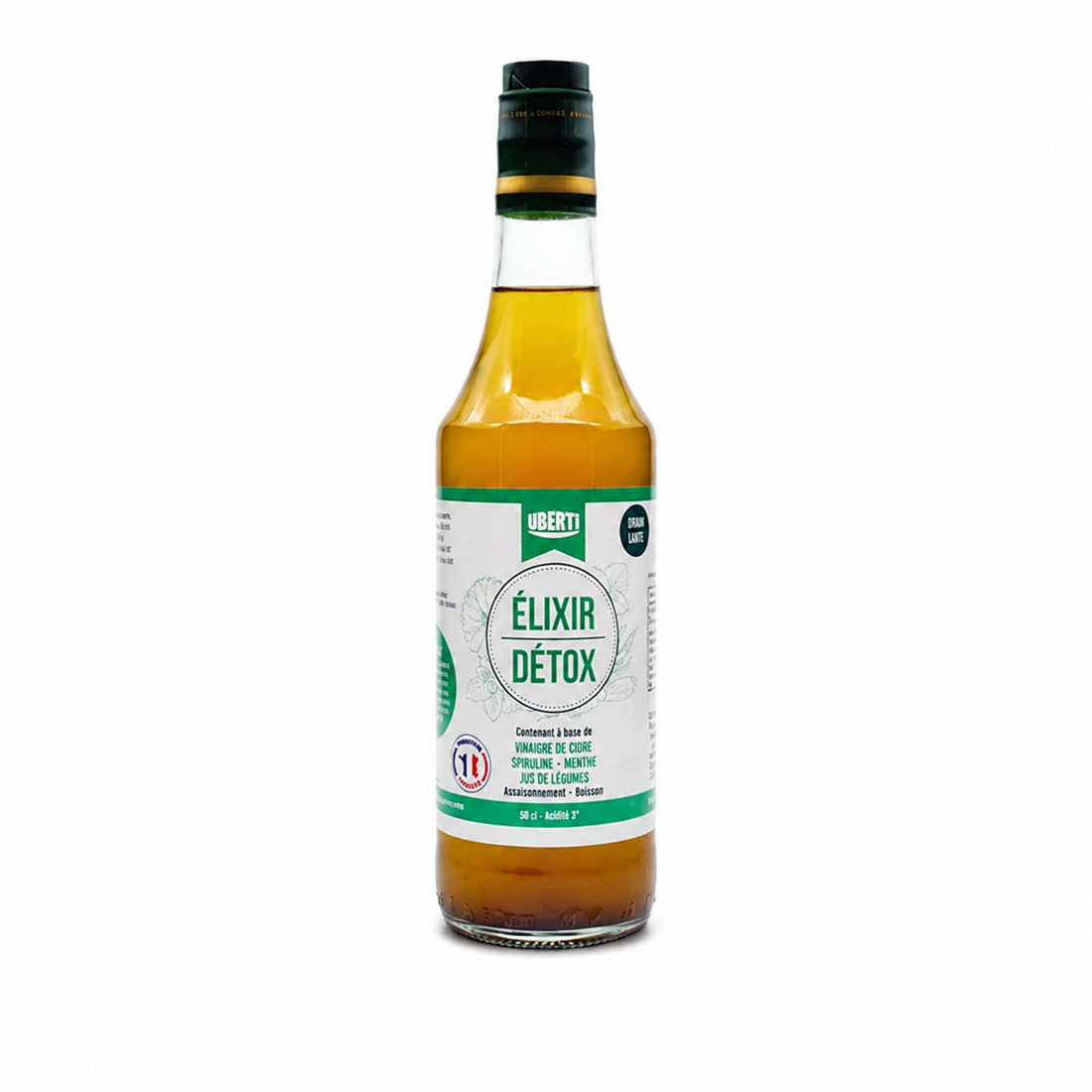 Obuolių sidro actas "Elixir Detox Uberti", 500ml