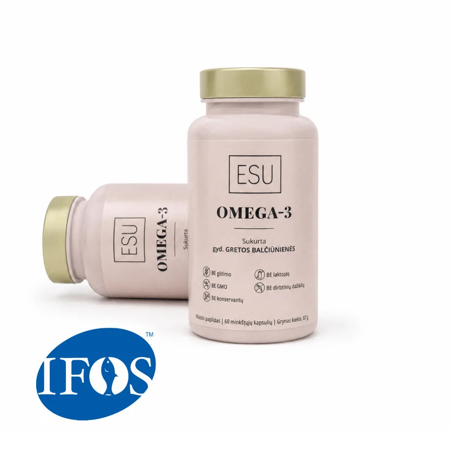Maisto papildas Omega- 3, ESU, N60