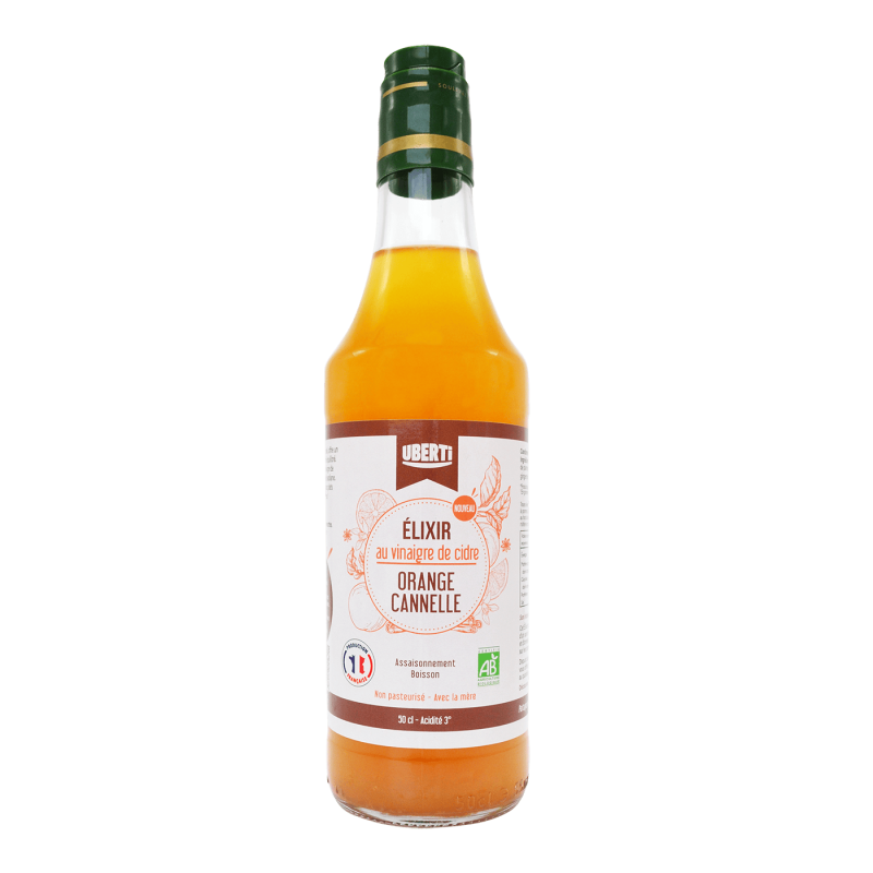 Obuolių sidro actas "Elixir Orange Cannelle", 500ml